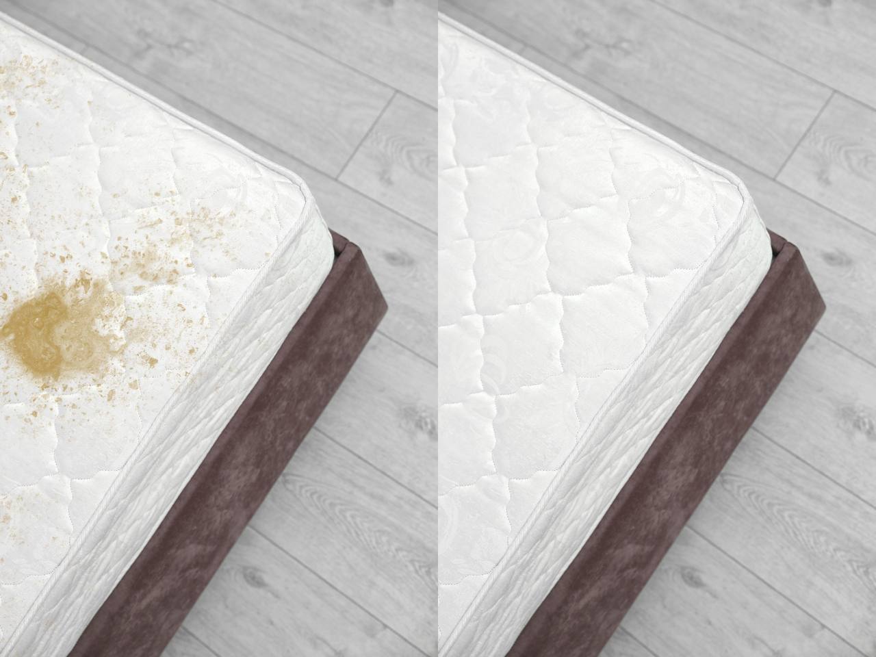 Mattress Cleaning Before and After